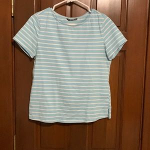 Blue and white striped tee from shein. Size small